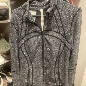 Women's Black and Gray Jacket